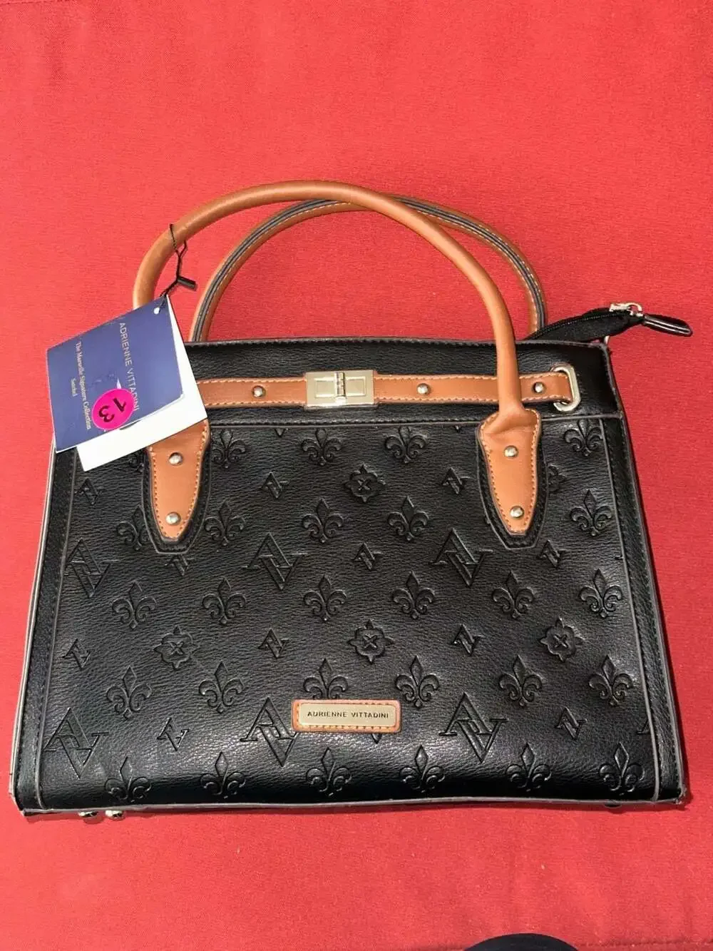 No.13 Adrienne Vittadini The Marseille Signature Collection Satchel